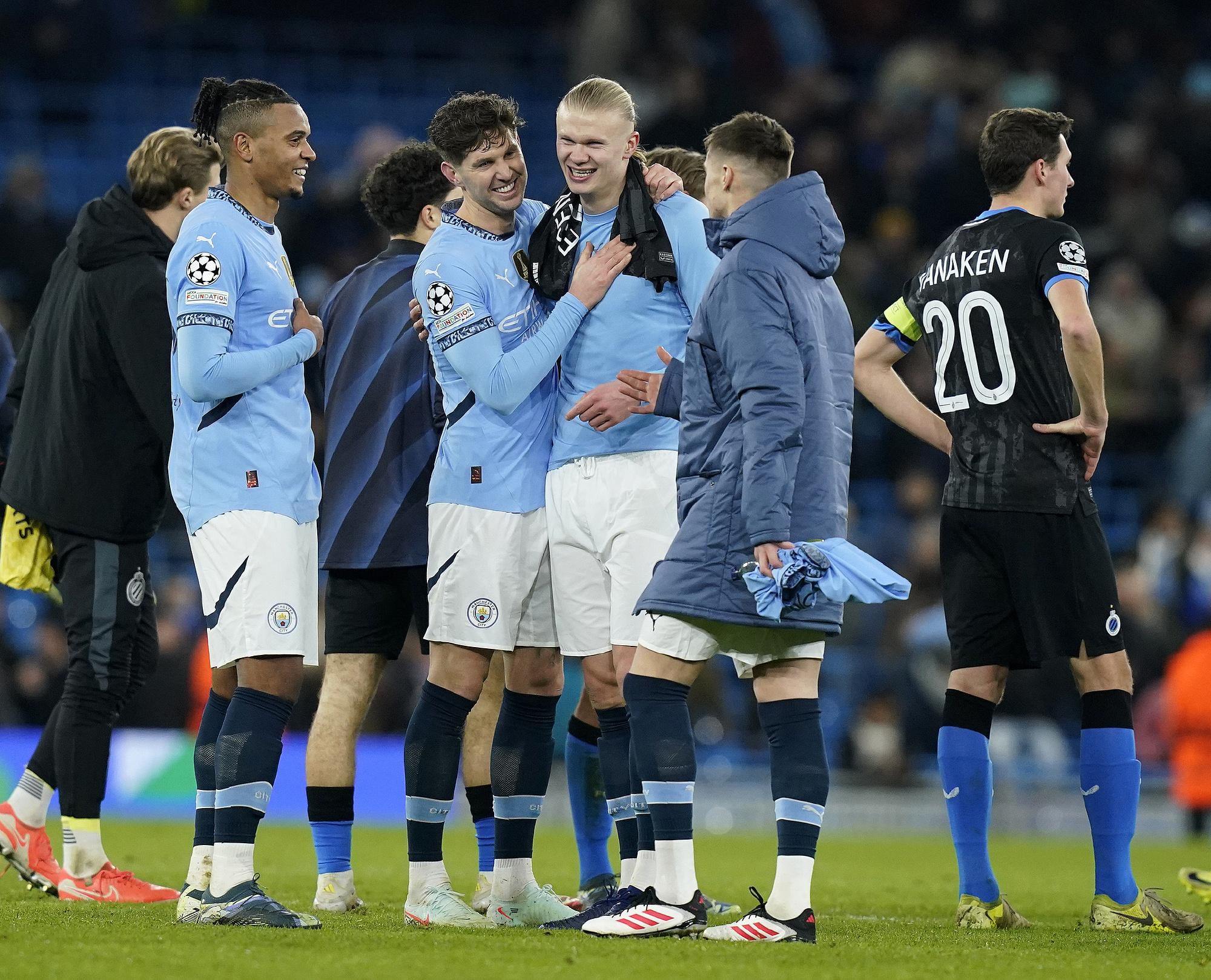 曼城大获成功,欧冠淘汰赛胜利在望的简单介绍 曼城大获成功,欧冠淘汰赛胜利在望的简单介绍